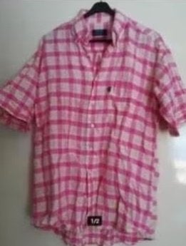 als nieuw Overhemd ARROW Blouse Linnen katoen Ruiten roze L, Verzenden, Zo goed als nieuw, Roze