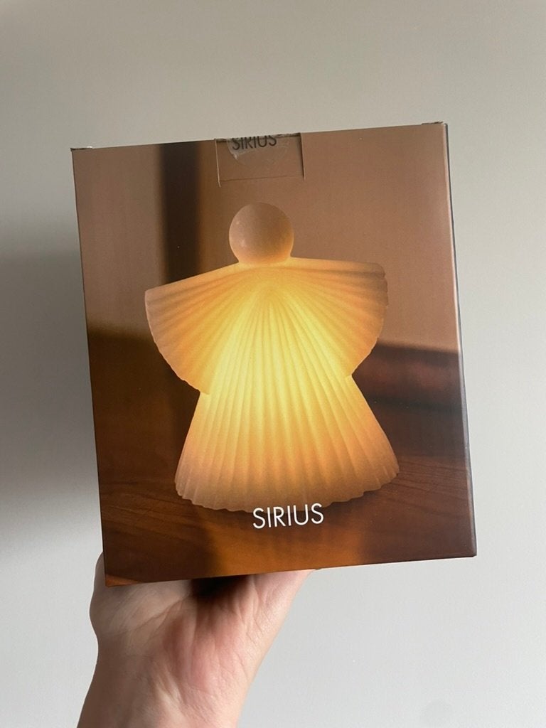 Sirius Asta Engel Kerst 12,5 cm LED lamp wit warm licht, Verzamelen, Ophalen of Verzenden, Zo goed als nieuw, Religie