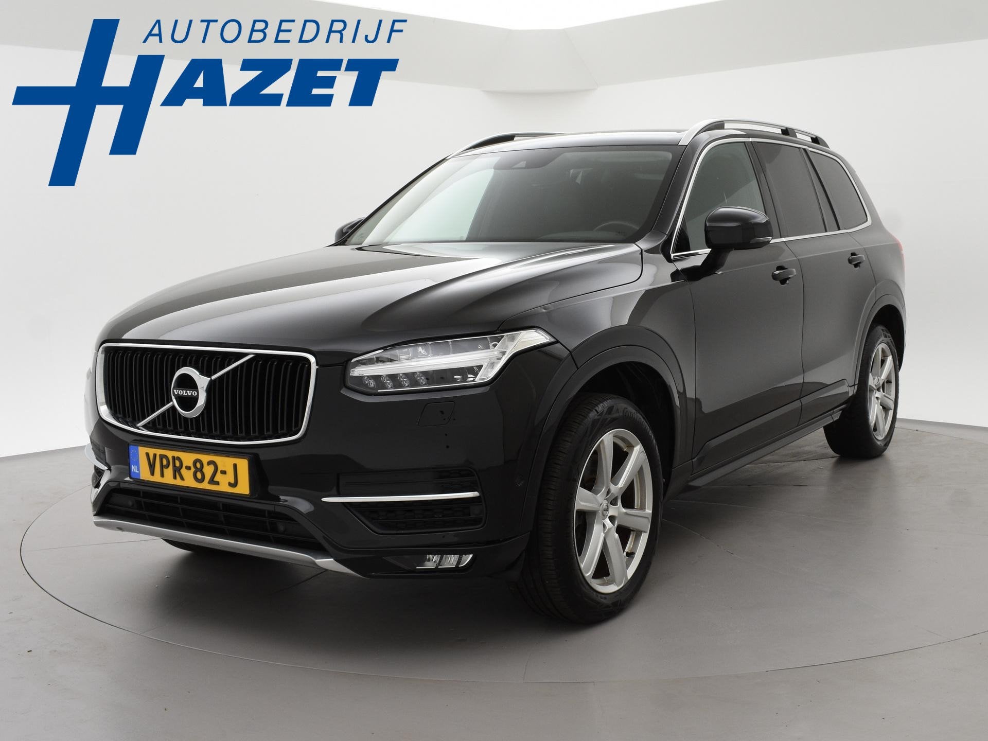 Volvo XC90 2.0 D4 190 PK GRIJS KENTEKEN EURO 6 DIESEL | WEGK, Euro 6, 1969 cc, Zwart, Leder