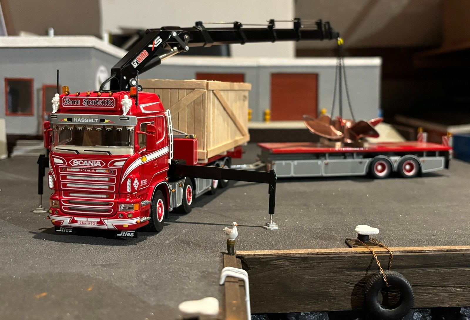 Tekno Scania R5 Highline Koen Hendrickx, Ophalen of Verzenden, Nieuw, Bus of Vrachtwagen, Tekno