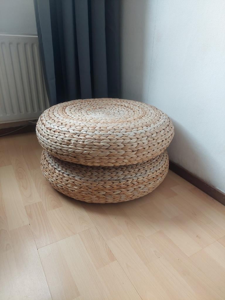 Ikea poef, ikea alseda poef, voetenbank ikea, ikea, Ophalen, Rond, Minder dan 50 cm, Minder dan 50 cm