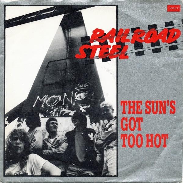 railroad steel/the suns got too hot-garage/punk/nederpunk, Cd's en Dvd's, Vinyl Singles, Gebruikt, Verzenden, 7 inch, Single