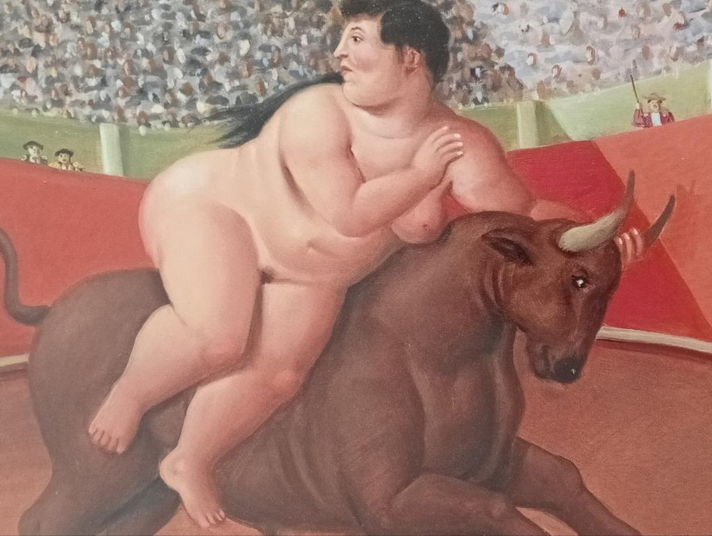 Fernando Botero print Europa en de Stier, Antiek en Kunst, Ophalen of Verzenden