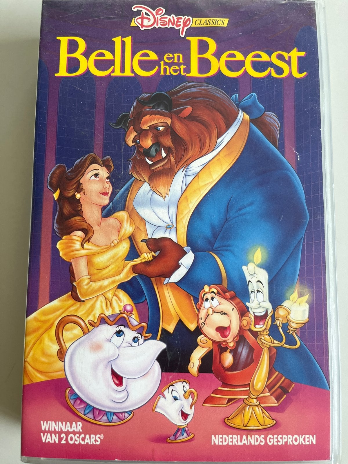 Belle en het Beest - Disney Classics VHS, Gebruikt, Alle leeftijden, Kinderfilm, VHS