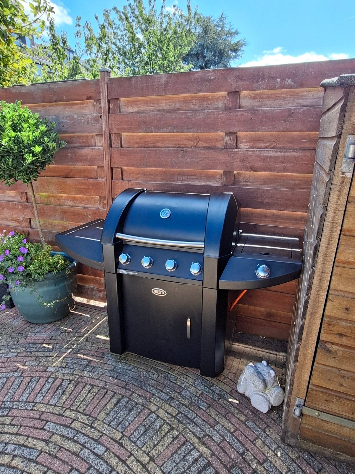 Borreti Robusto gas BBQ, Ophalen, Gebruikt
