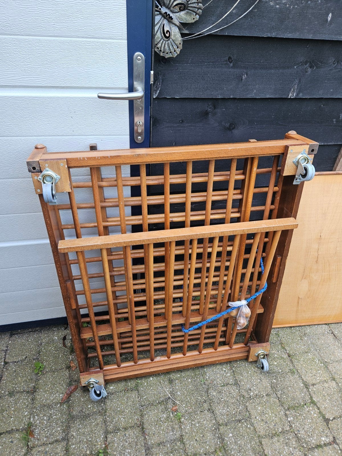 In hoogte verstelbare box van Bopita op wieltjes., Ophalen, Gebruikt, Rechthoekig, In hoogte verstelbaar