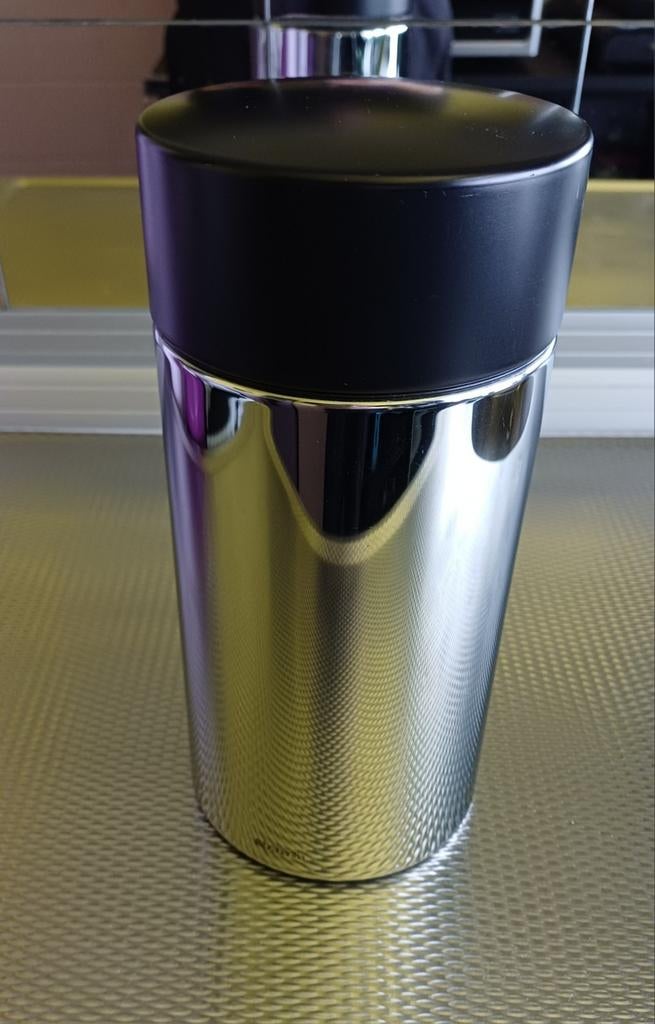 Brabantia Metallic Zilver Beschuitbus met Lift, Huis en Inrichting, Keuken | Keukenbenodigdheden, Gebruikt, Zilver, Ophalen of Verzenden