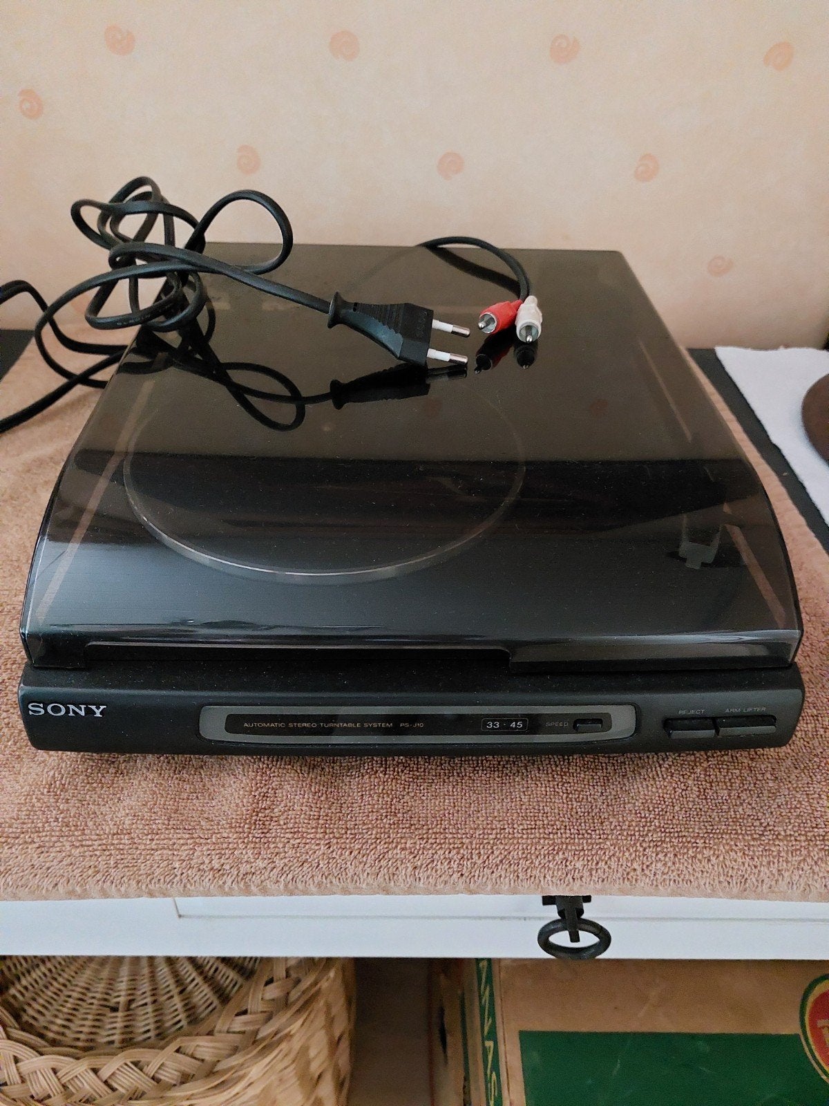 Sony pickup 33/45 toeren, Audio, Tv en Foto, Ophalen of Verzenden, Zo goed als nieuw, Sony
