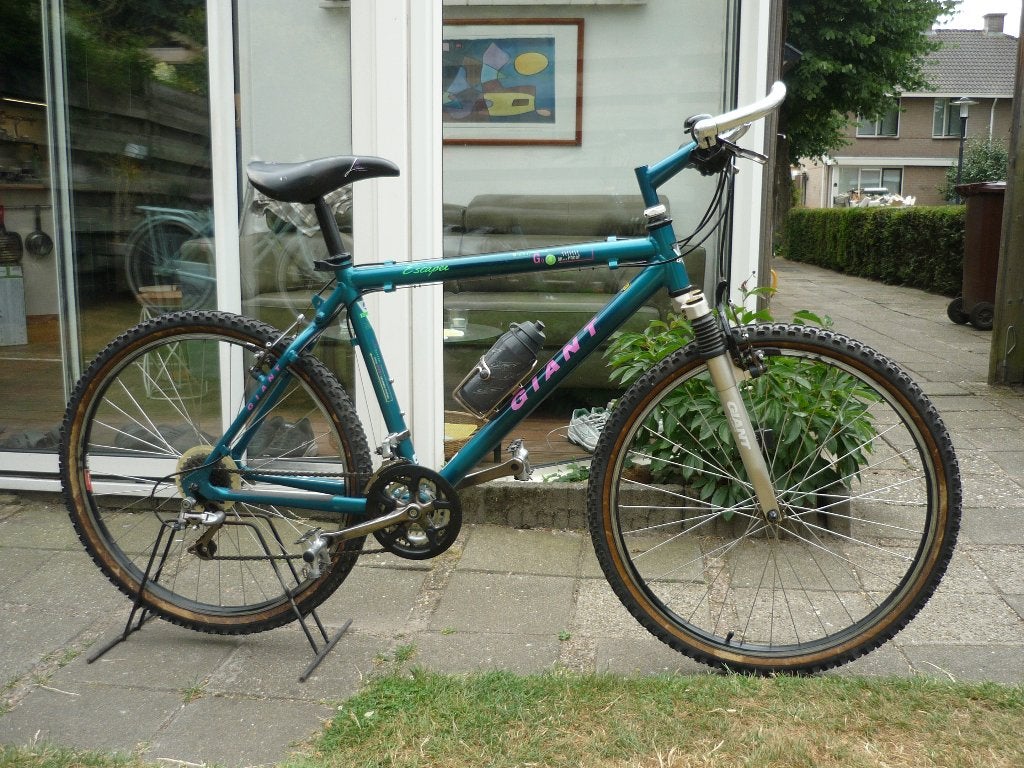 Giant escaper 26 inch classic met voorvering en stx, Gebruikt, Hardtail, Velgrem, 45 tot 49 cm