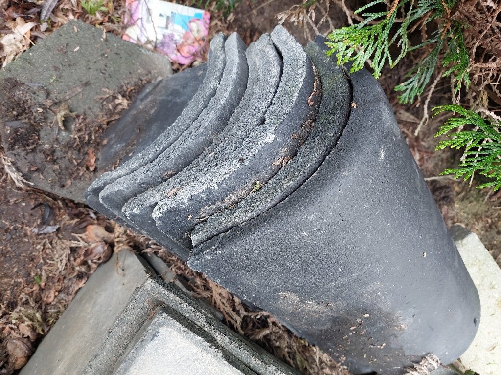 Nokvorst beton dakpannen gevelpan vorst RBB Monier teeuwen, Ophalen, Steen of Klei, Zo goed als nieuw, Minder dan 5 m²