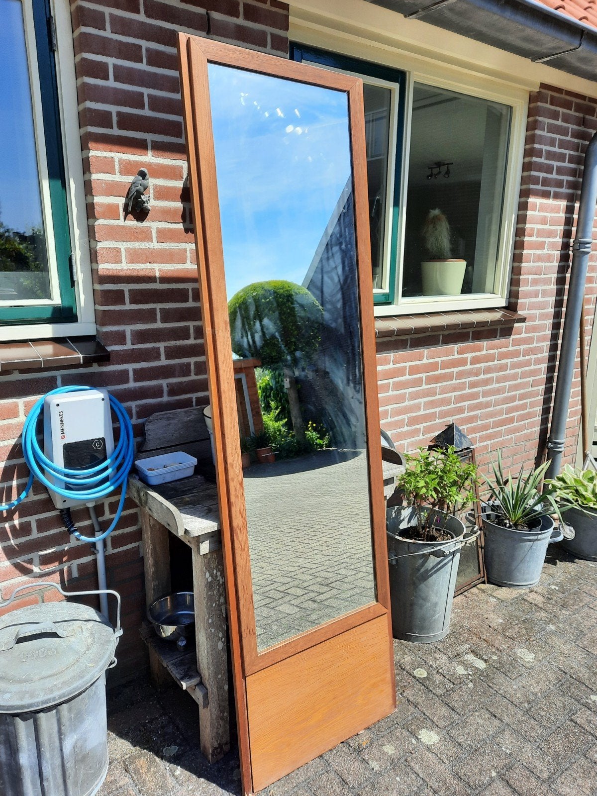 Spiegeldeur deurspiegel spiegel 47 x 157 cm, Ophalen, 25 tot 50 cm, 50 tot 100 cm, Minder dan 100 cm