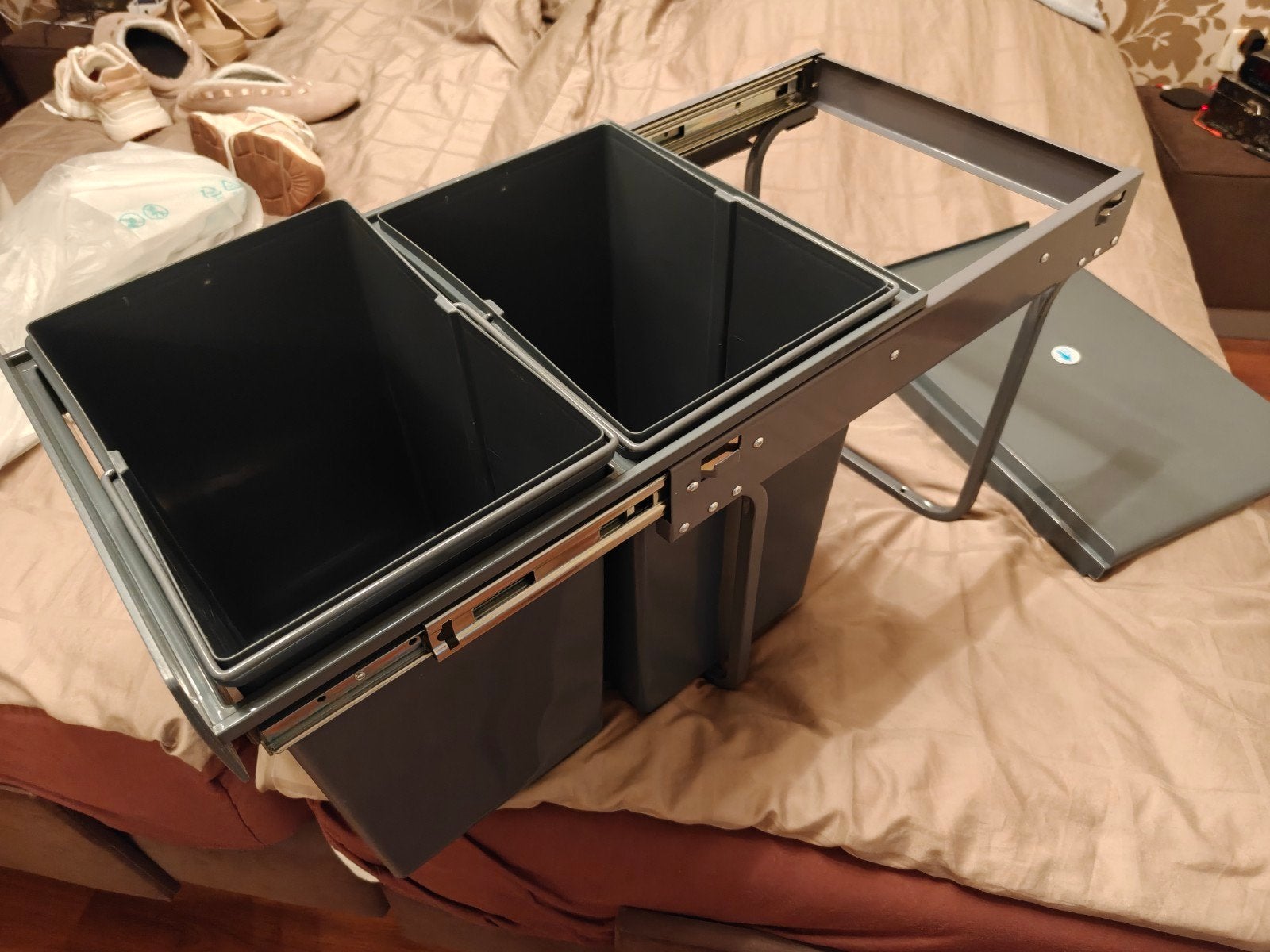 Inbouw afvalemmer nieuw in doos, Huis en Inrichting, Woonaccessoires | Prullenbakken, 10 tot 20 liter, Ophalen of Verzenden, Nieuw