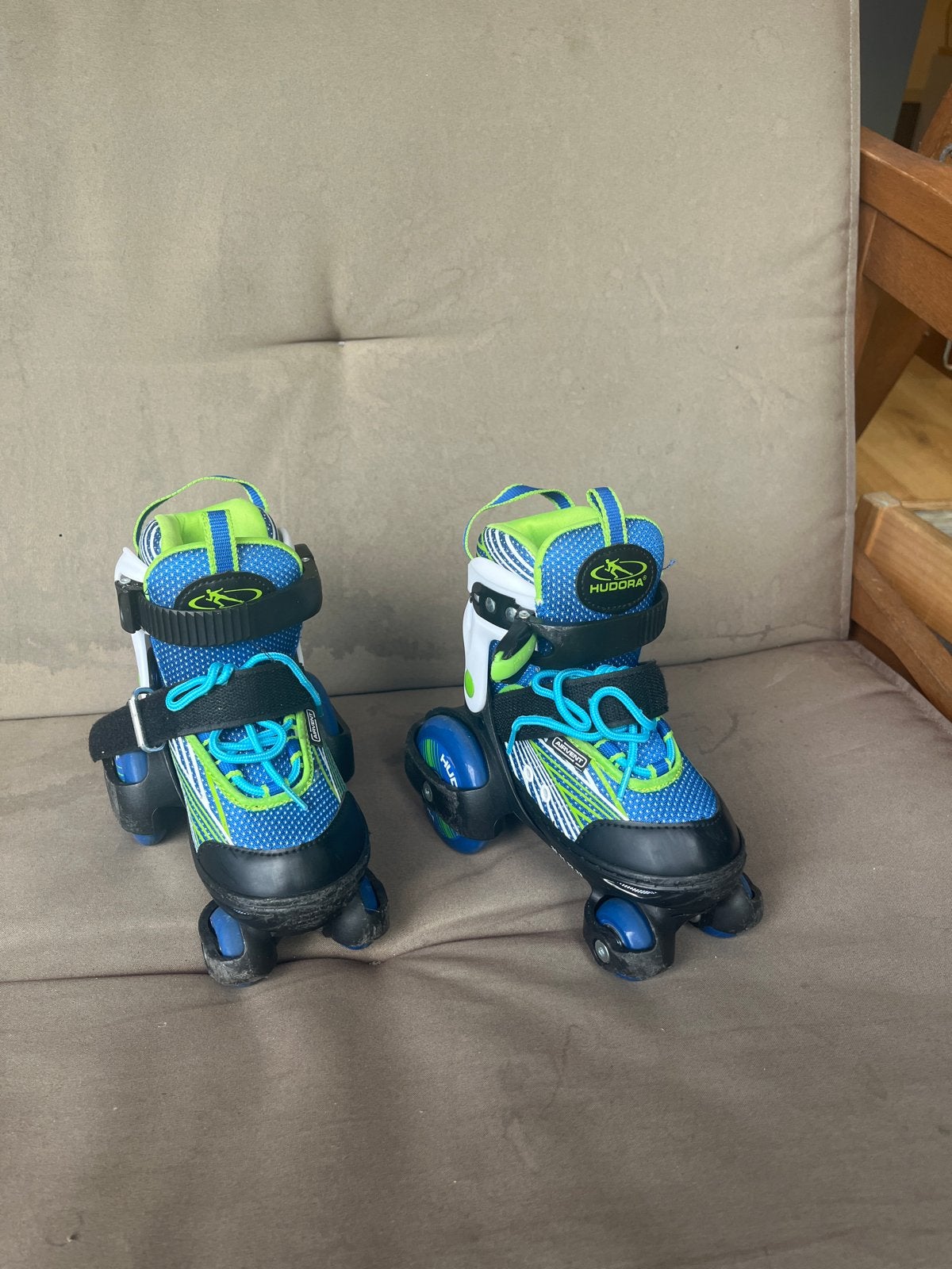 Hudora verstelbare rolschaatsen voor kinderen, Ophalen, Verstelbaar, Gebruikt, Kinderen