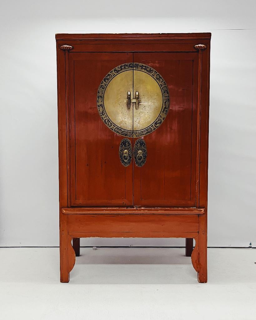 Chinese Kast Rood, Huis en Inrichting, Kasten | Buffetkasten, Ophalen, Gebruikt, -, -