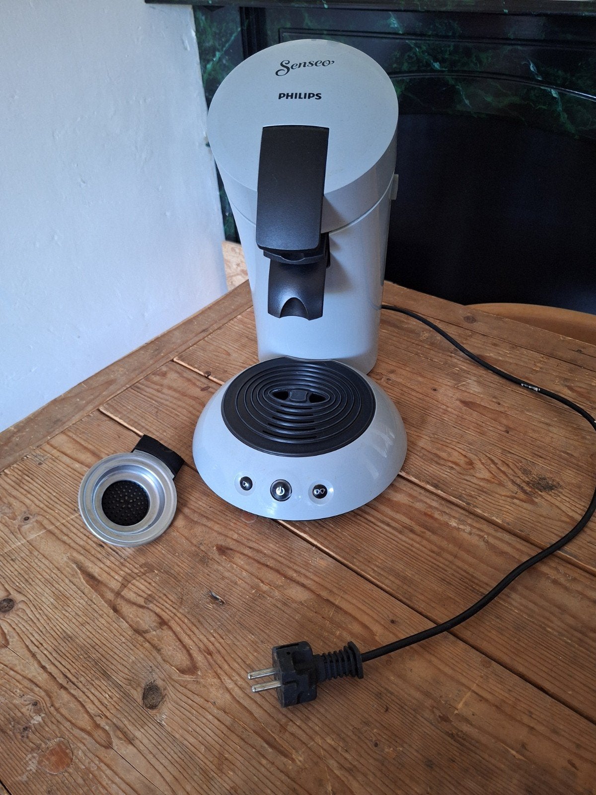 Philips Senseo koffiezetapparaat - Grijs, Ophalen, Koffiepads en cups, Gebruikt, Koffiemachine