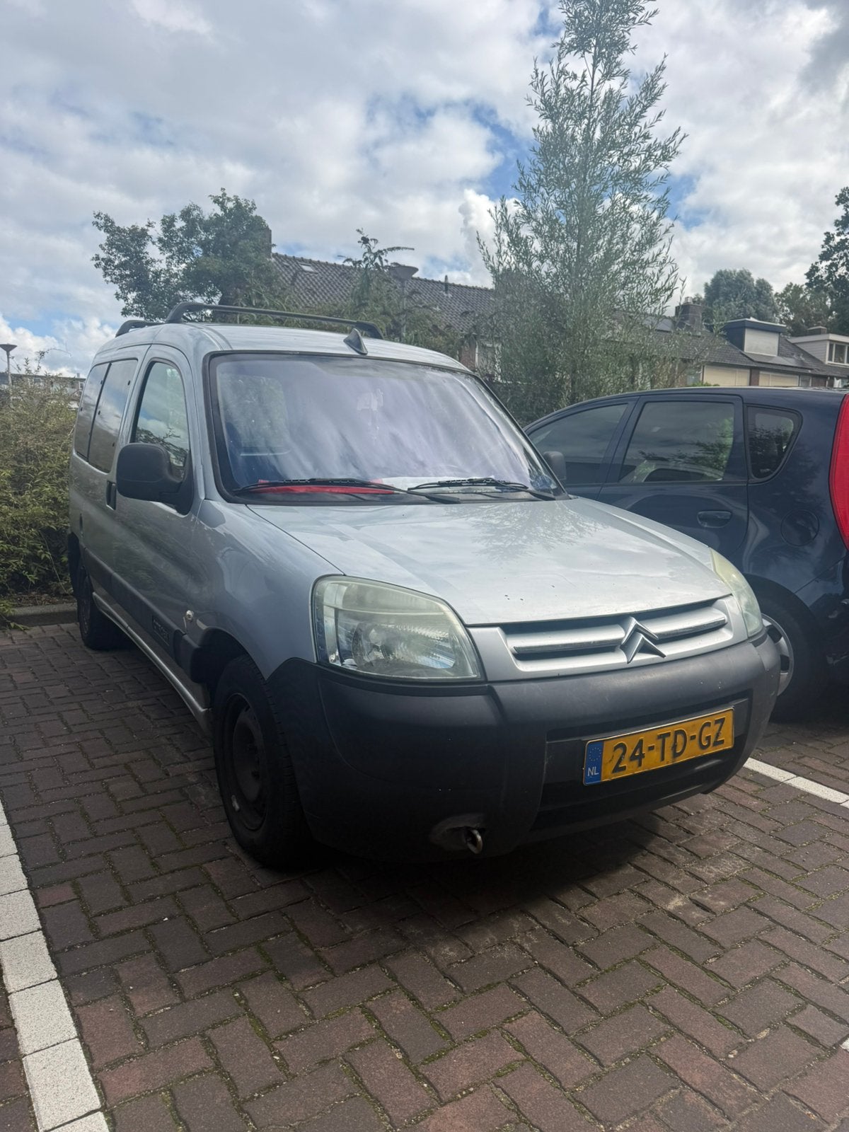 Citroën Berlingo Multispace 2006 grijs, Auto's, Voorwielaandrijving, 4 cilinders, Blauw, 1137 kg