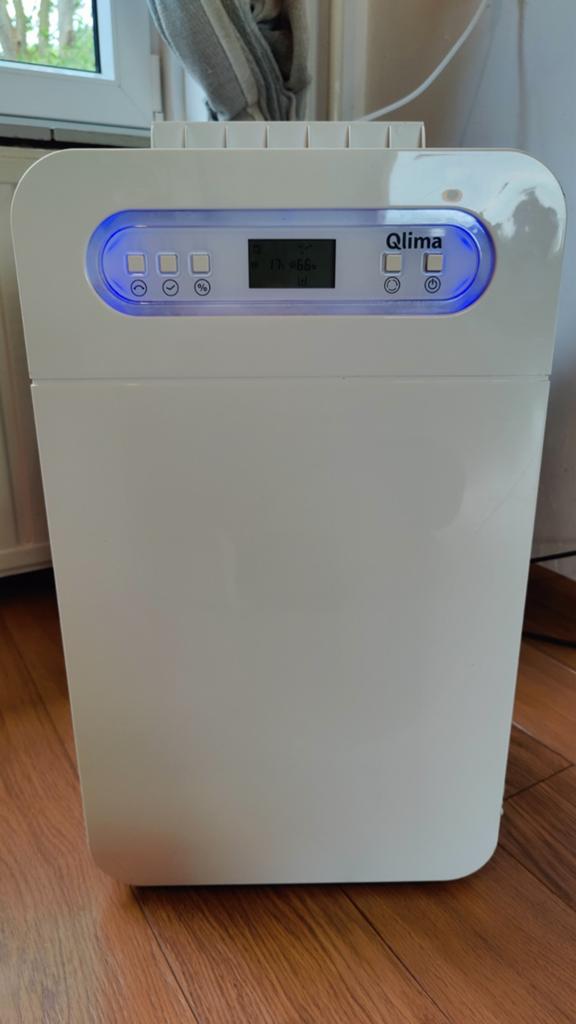 Qlima D520 luchtontvochtiger – 20 liter per dag, Ophalen of Verzenden, Gebruikt, Luchtontvochter