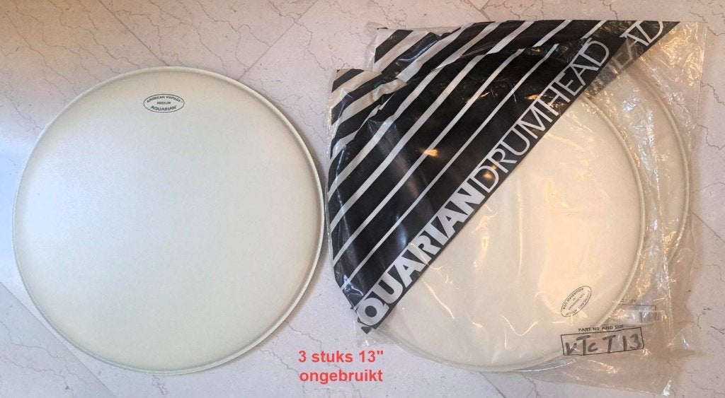 Drumvellen en drumstokken Aquarian Vic Firth, Ophalen of Verzenden, Overige merken