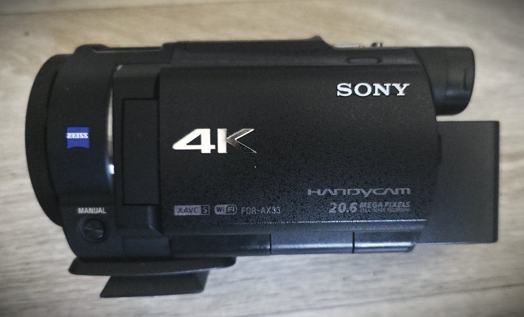 Sony FDR-AX33 (4K), Audio, Tv en Foto, Videocamera's Digitaal, Ophalen, Overige soorten, Zo goed als nieuw, 8 tot 20x