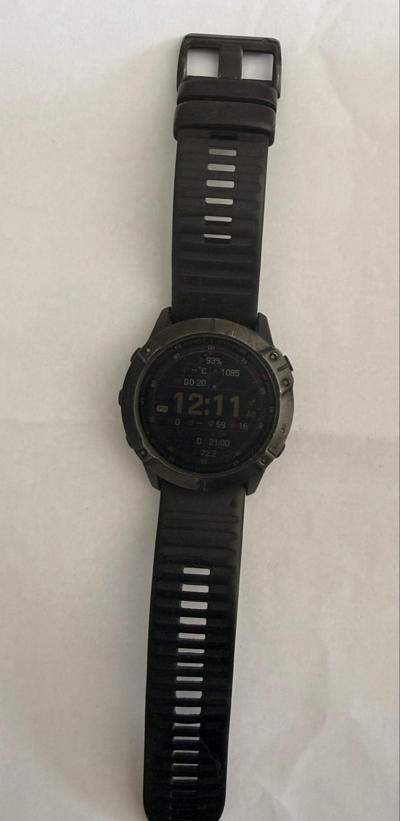 Garmin Fenix 6X Pro - Zwart GPS Multisport Smartwatch, Ophalen, Zwart, Waterdicht, Android