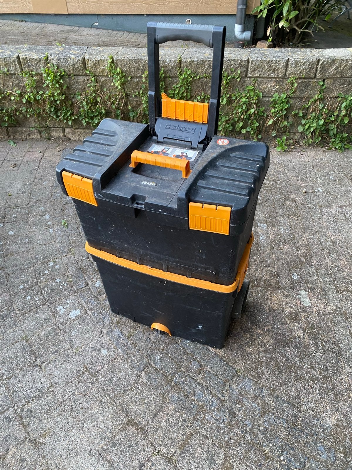 Praxis MasterCart gereedschapskist op wielen, Ophalen, Gebruikt