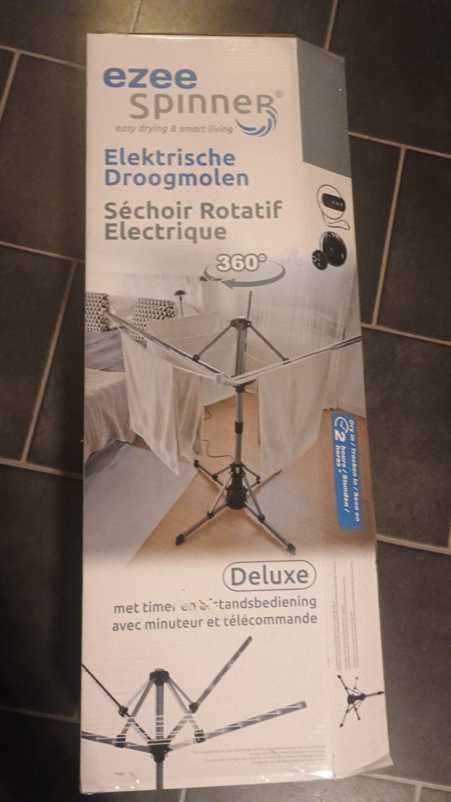 Nieuwe elektrische droogmolen. Ezee Spinner deluxe, Ophalen of Verzenden, Nieuw, Droogmolen