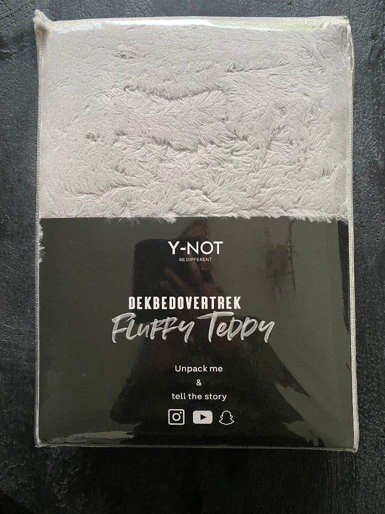Fluffy Teddy Dekbedovertrek Nieuw!, Inclusief kussenslopen, Dekbedovertrek, Overige materialen, Ophalen of Verzenden
