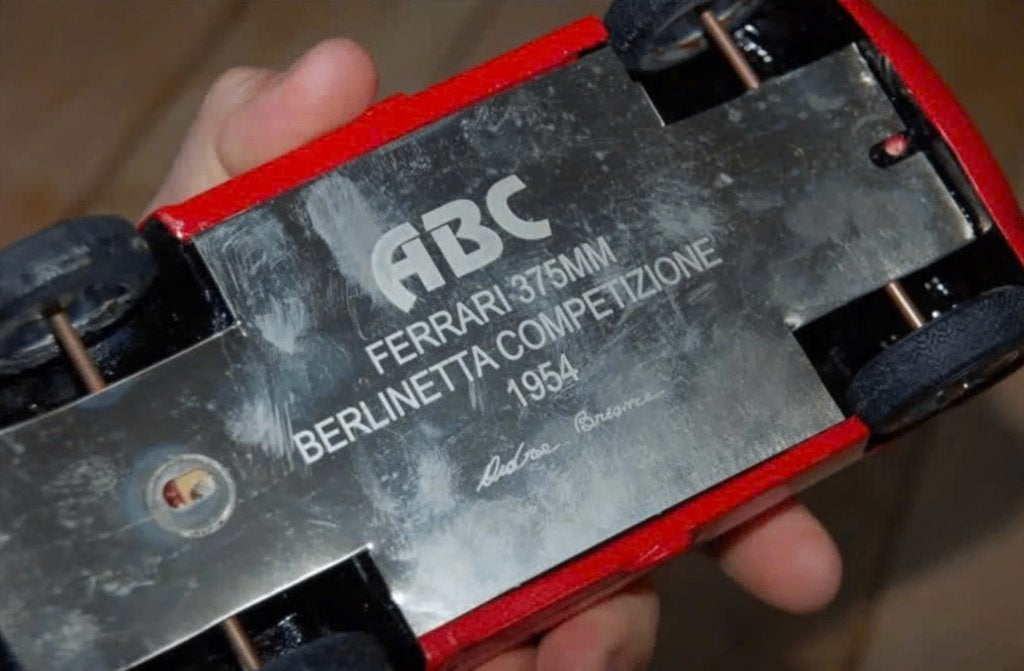 1:18 FERRARI 375 MM COMP rosso corsa USED ABC Brianza WRH, Verzenden, Gebruikt, Auto, Overige merken