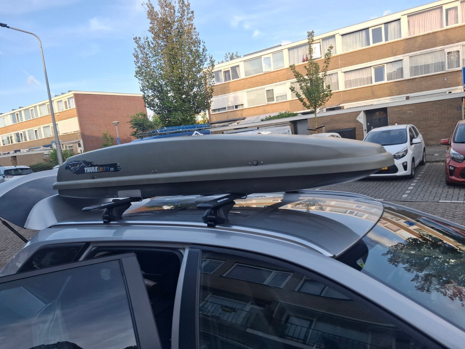 Thule Liberty 500 Dakkoffer met sleutels, Auto diversen, Dakkoffers, Ophalen of Verzenden, Gebruikt