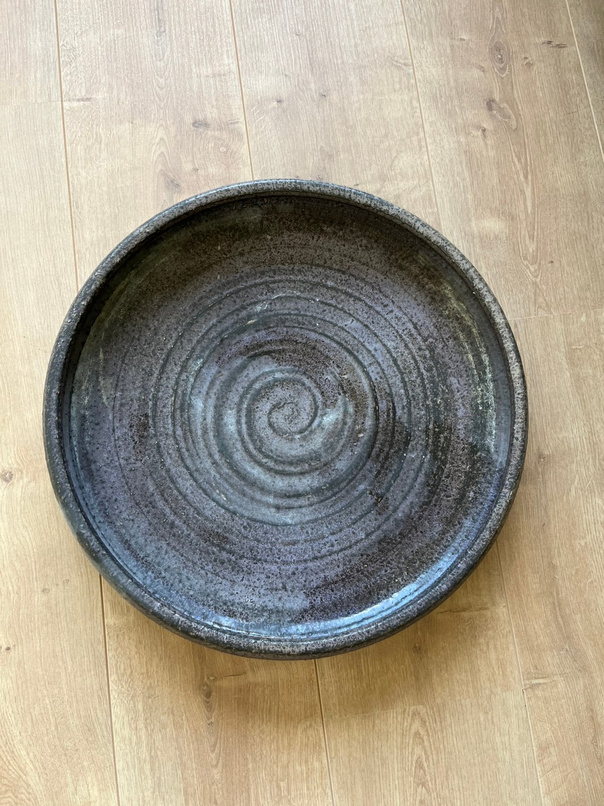 Schaal keramiek, mobach, 44 cm, Ophalen, Gebruikt, Porselein of Keramiek, Schaal
