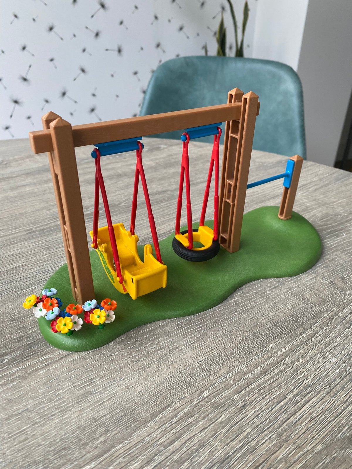 Schommel en klimrek speeltuin., Kinderen en Baby's, Speelgoed | Playmobil, Gebruikt, Losse onderdelen, Overige typen, Ophalen of Verzenden