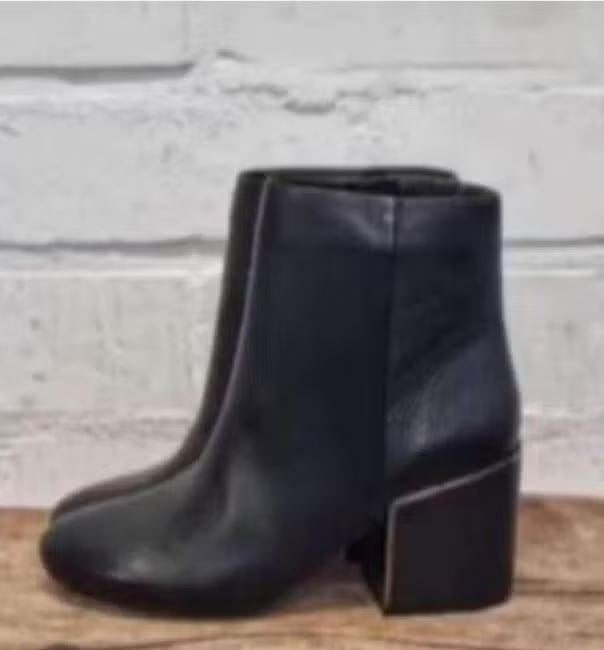 Kenneth Cole - Zwarte leren laarsjes maat 36 - Nieuw, Zwart, Nieuw, Ophalen of Verzenden, X