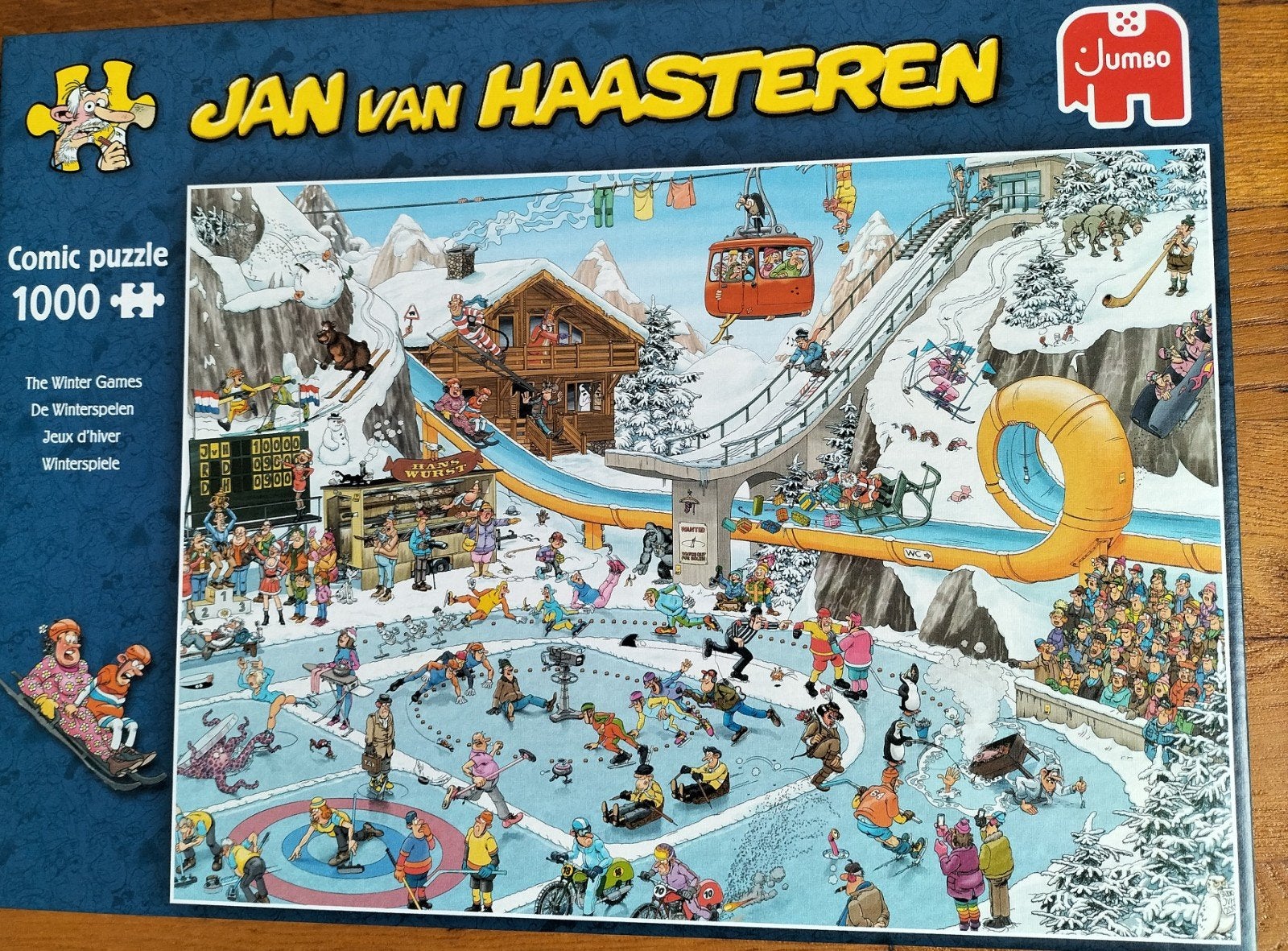Jan-van-Haasteren-puzzel, Ophalen, 500 t/m 1500 stukjes, Zo goed als nieuw