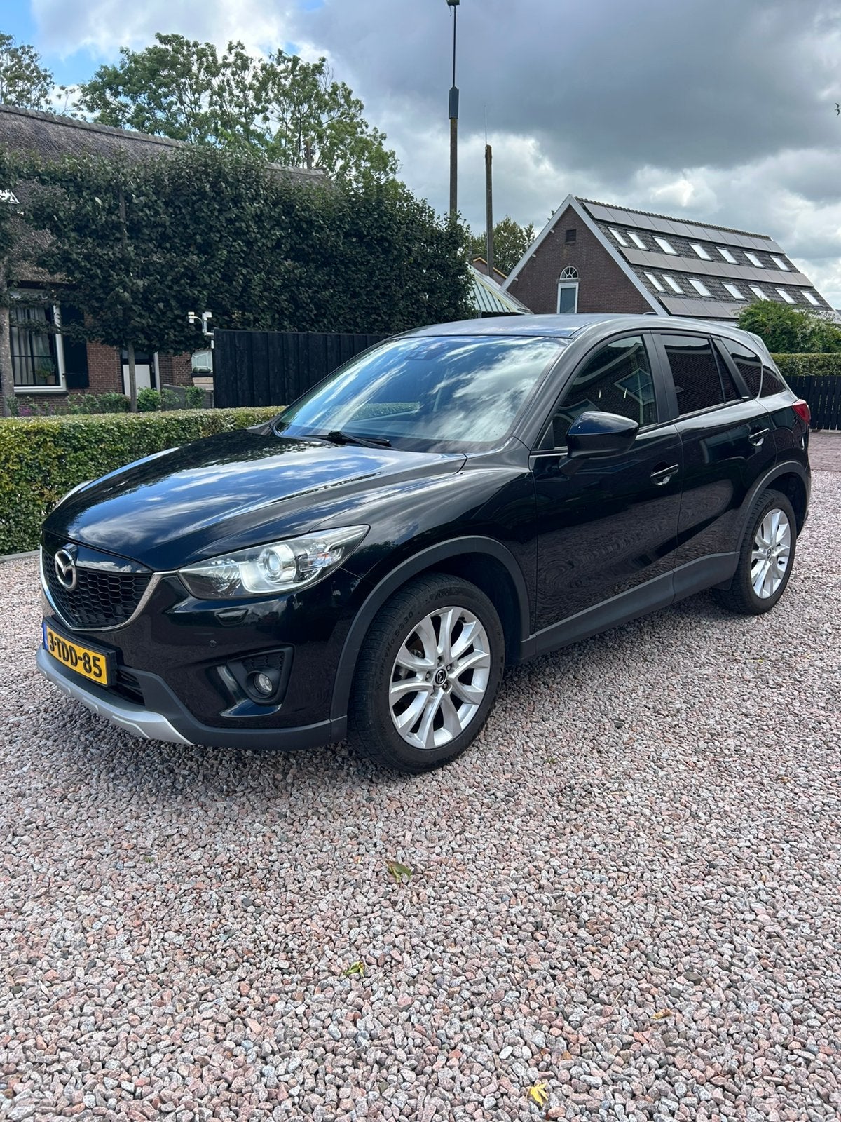 Mazda CX-5 2.2 Skyactiv-d 150pk 2WD 2014 Zwart, Auto's, Voorwielaandrijving, 4 cilinders, 2000 kg, 2191 cc
