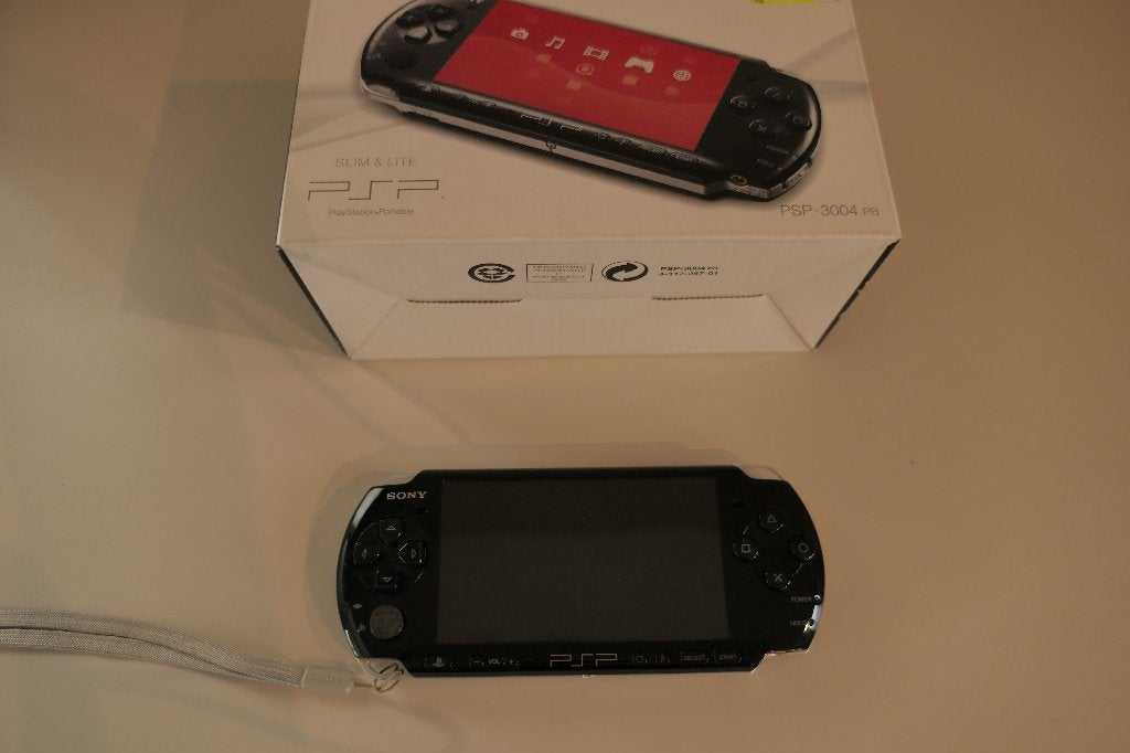 PSP 3004, Spelcomputers en Games, Zwart, Ophalen of Verzenden, PSP, Gebruikt