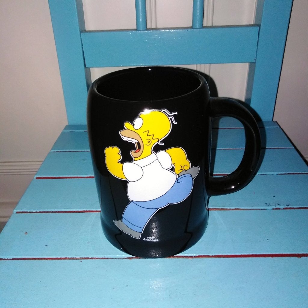 Homer Simpson duff mok, Ophalen, Overige figuren, Zo goed als nieuw, Gebruiksvoorwerp