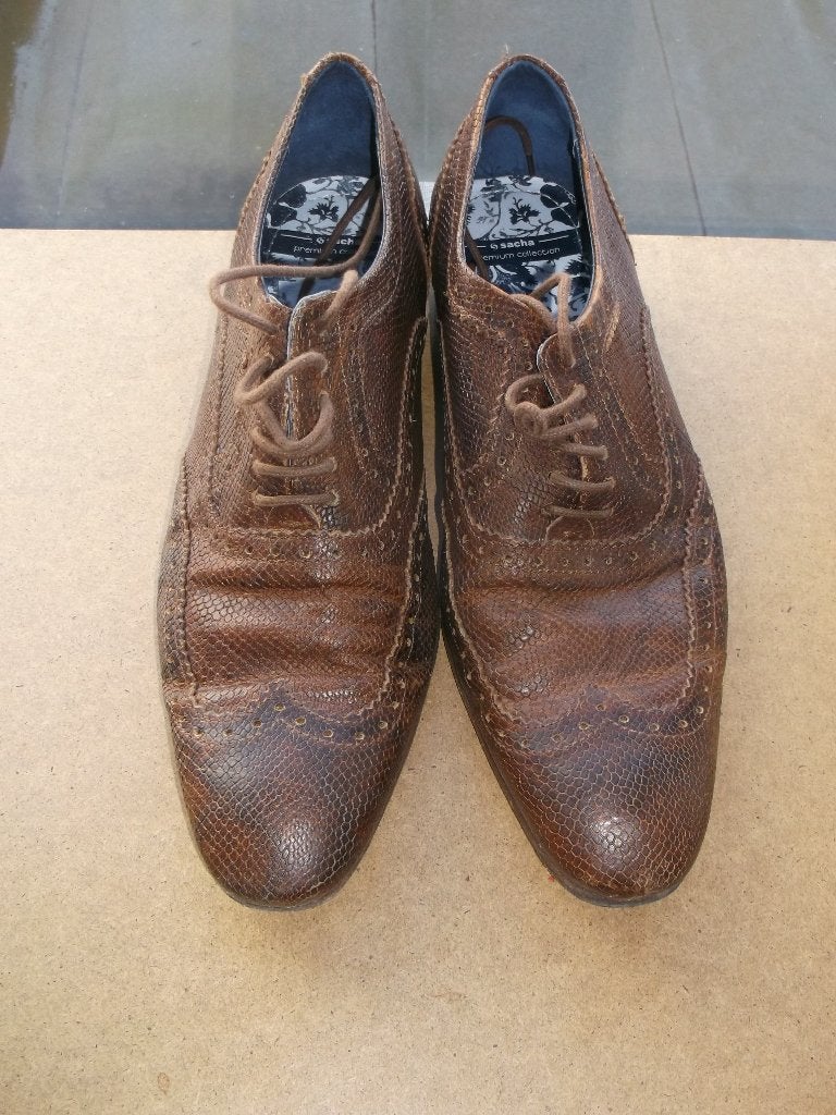 Mooie schoenen van Sacha (maat 42), Bruin, Ophalen of Verzenden, Zo goed als nieuw, Veterschoenen