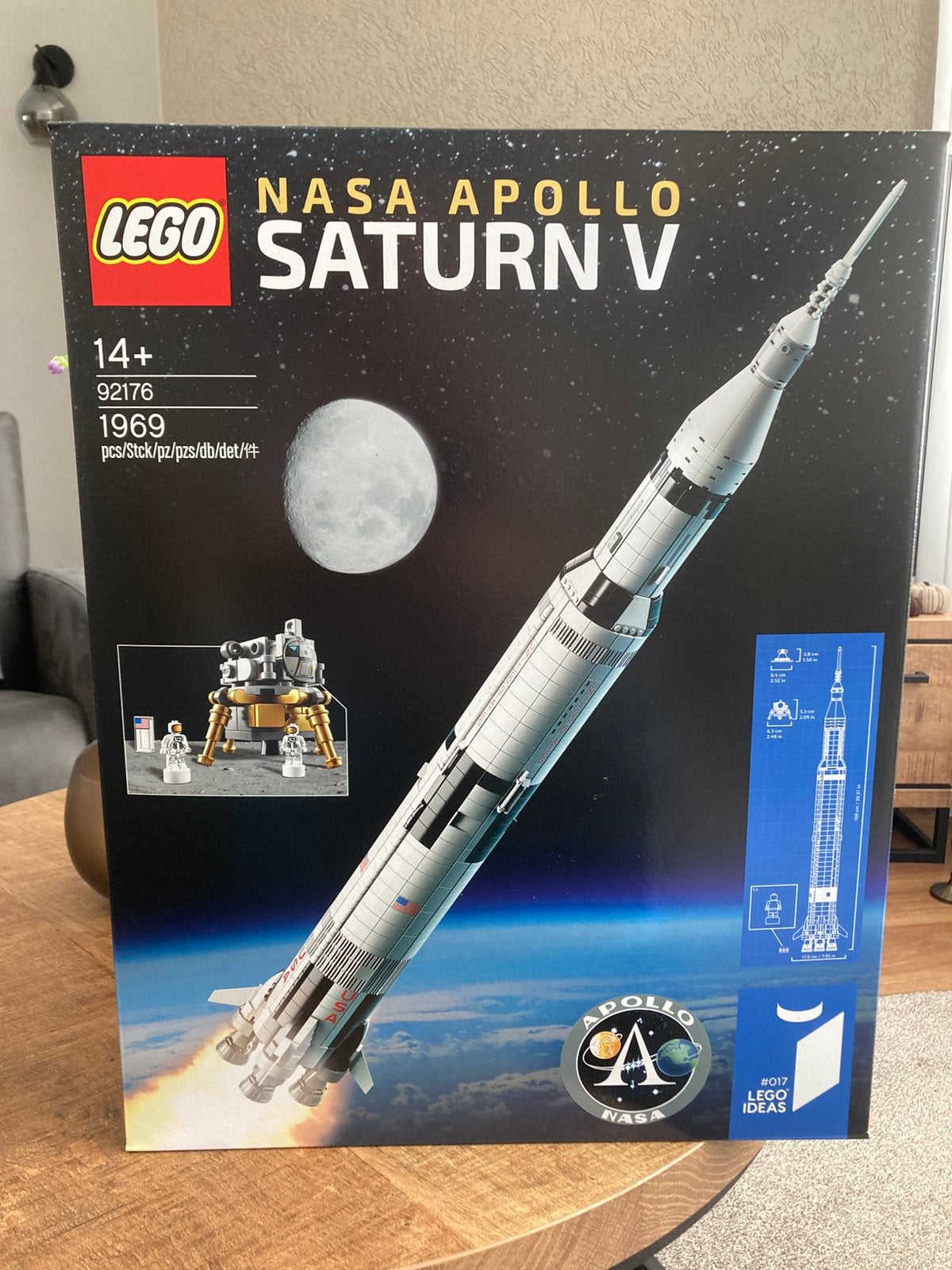 Lego 92176 Apollo Saturn V Lego 10266 Apollo 11 Lunar Lander, Ophalen, Lego, Ideas, Complete set