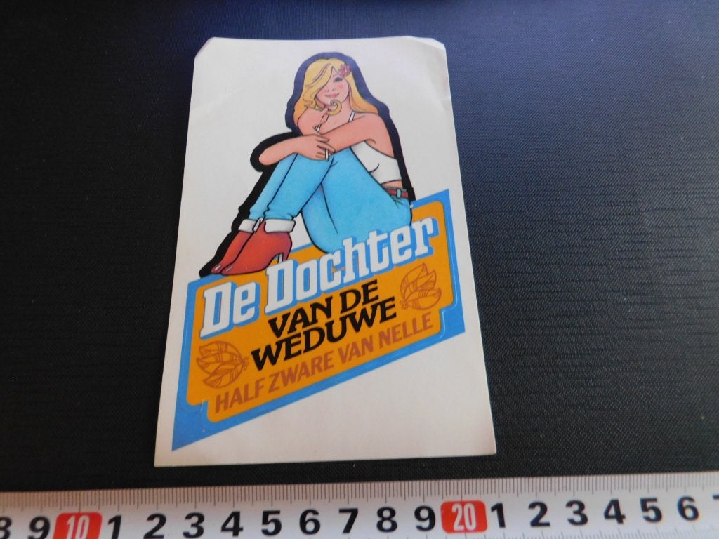 sticker De dochter van de weduwe Half zware VAN NELLE, Ophalen, Zo goed als nieuw