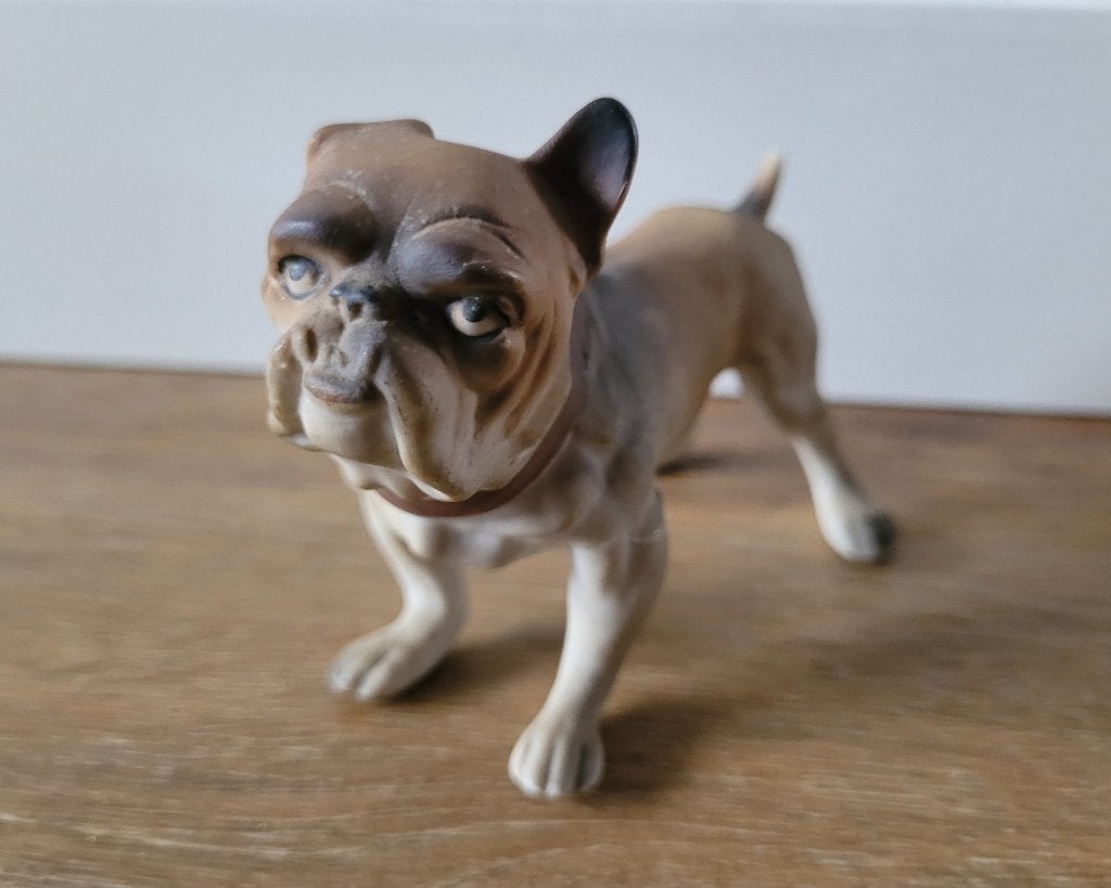 Vaga beeldje bulldog (?) Ca.12 cm., Verzamelen, Beelden en Beeldjes, Zo goed als nieuw, Dier, Ophalen of Verzenden