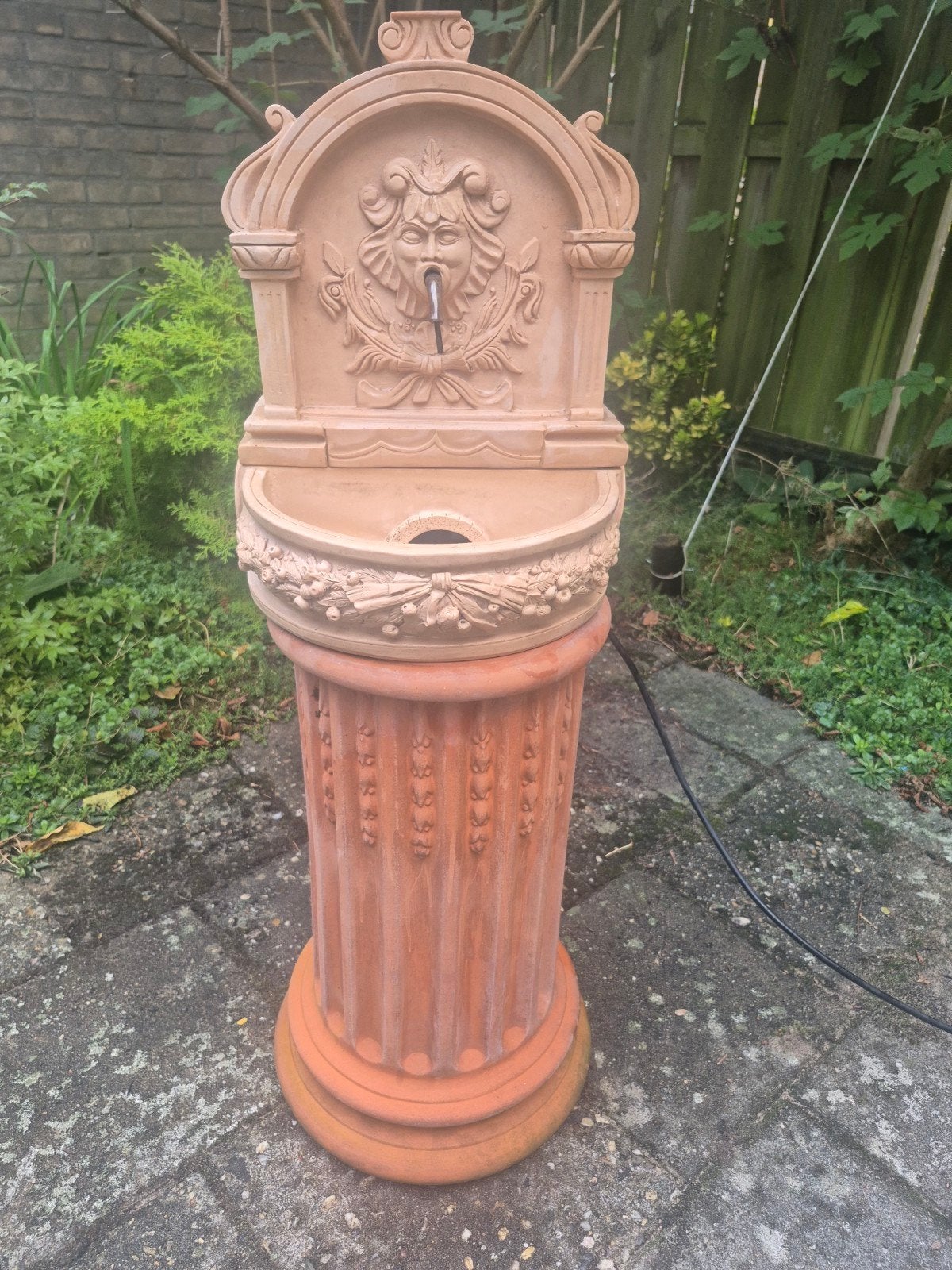 Tuin fontein Terracotta, Tuin en Terras, Ophalen, Overige materialen, Fontein