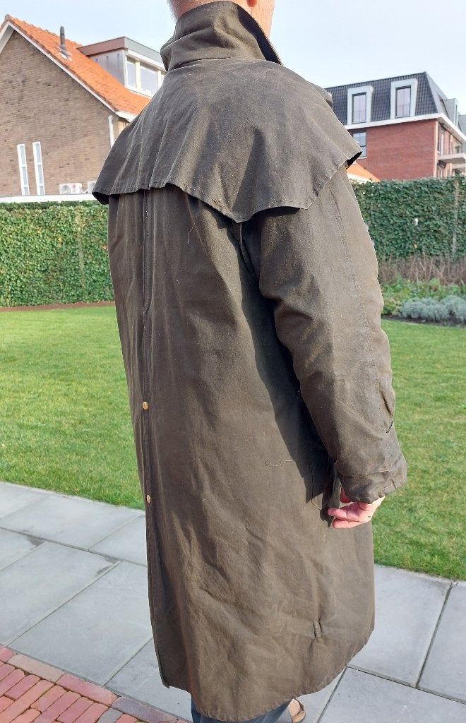 Originele waxjas Heren, Ophalen of Verzenden, Zo goed als nieuw, Overige maten, Bruin