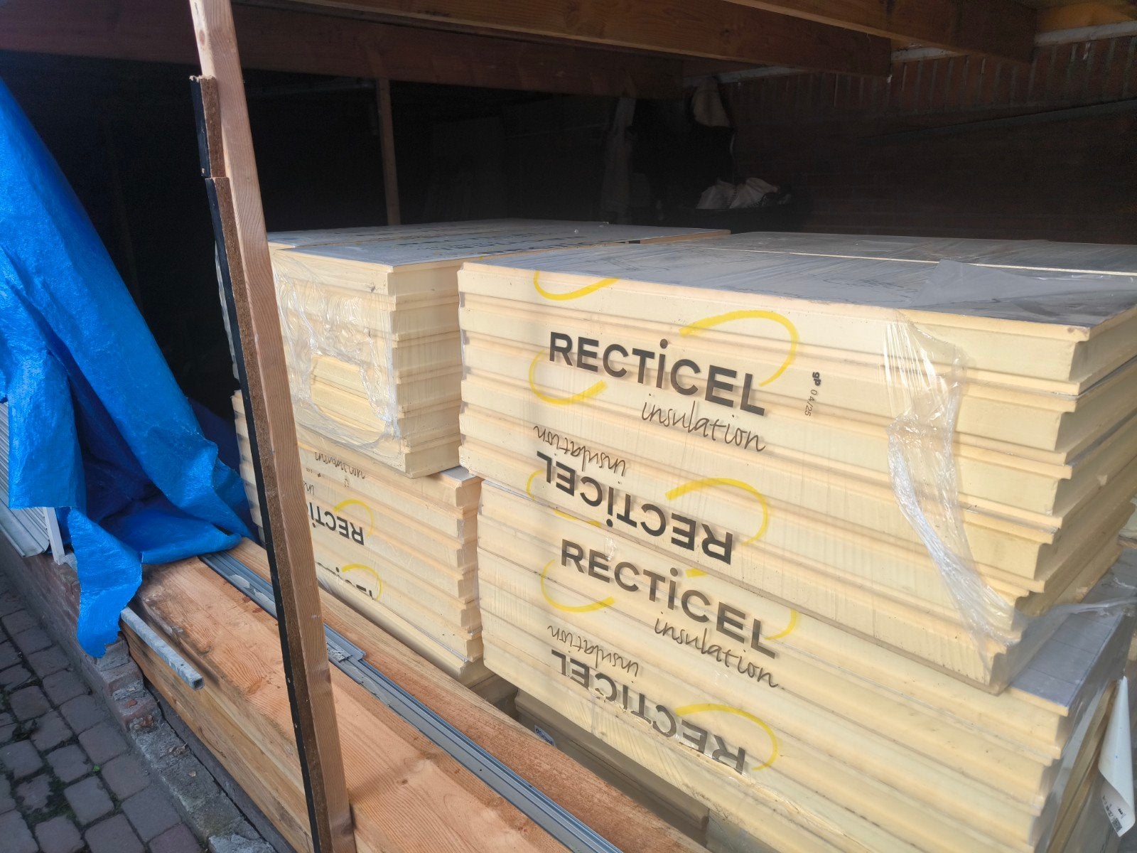 nieuwe Recticel pir isolatie platen, Doe-het-zelf en Verbouw, Ophalen, Nieuw, Hardschuim (Pir), 15 m² of meer