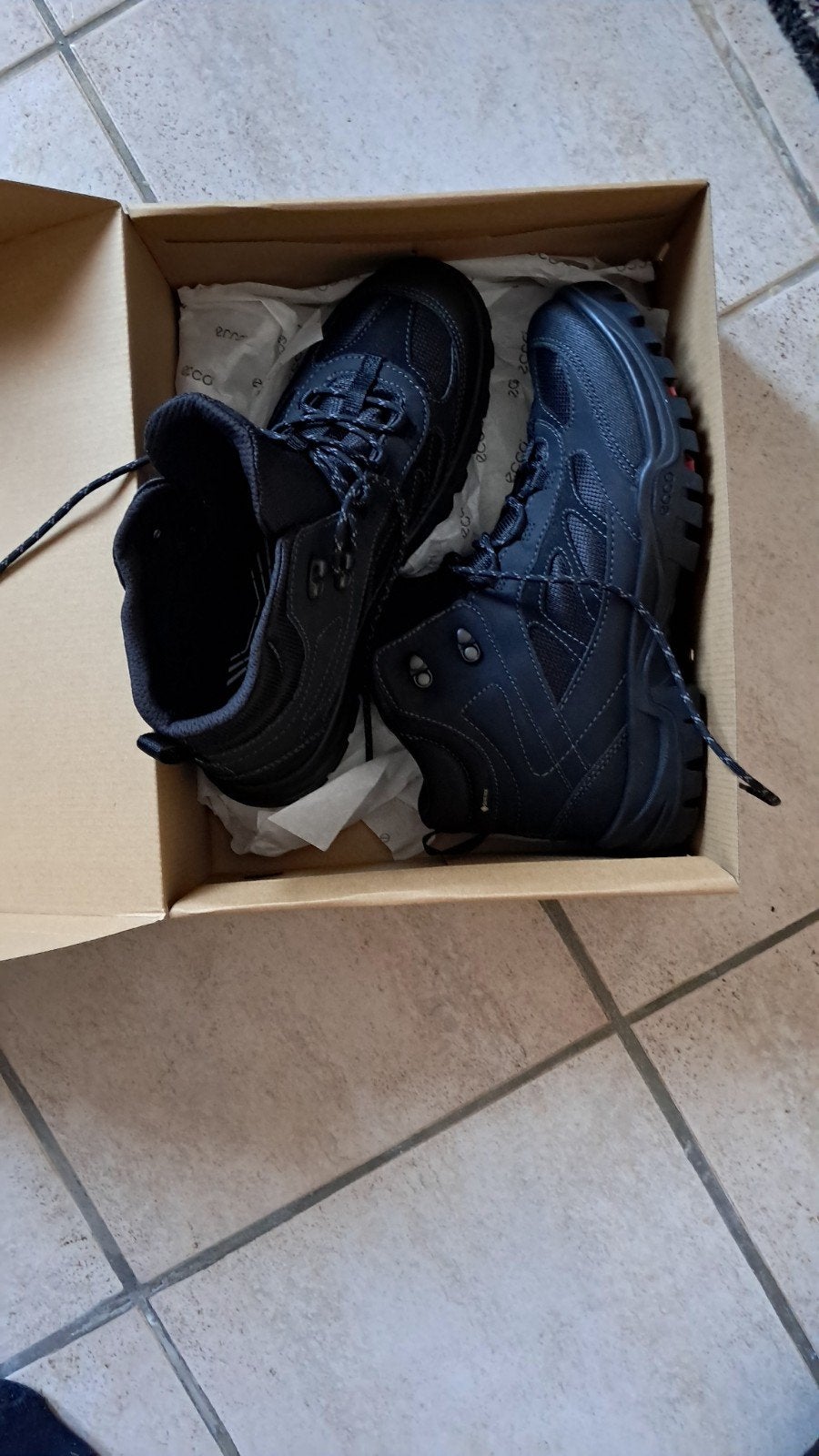 ECCO Wandelschoenen Bergschoenen Maat 44 Zwart Nieuw in Doos, Verzenden, Nieuw, Schoenen