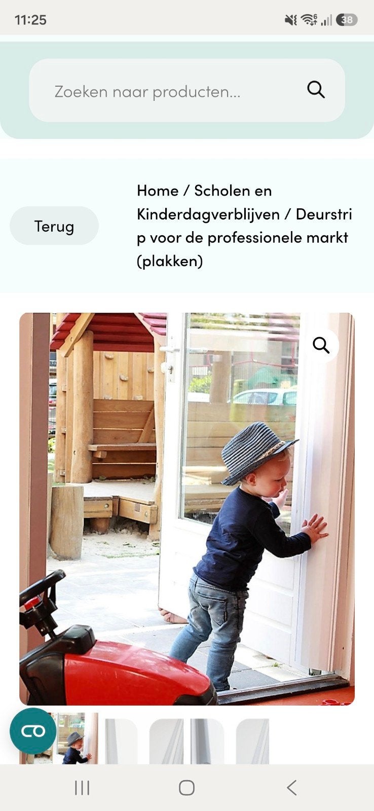 jippie's deurstrip vinger bescherming, Ophalen, Nieuw