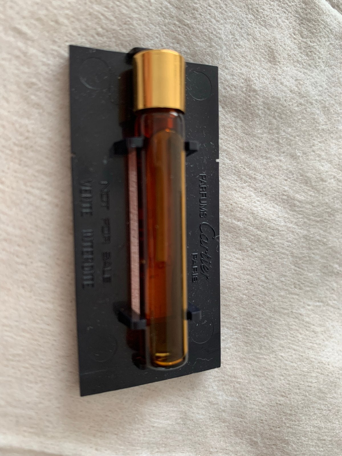 Must de Cartier Parfum Sample 1.1ml - Zeldzaam, Ophalen of Verzenden, Zo goed als nieuw