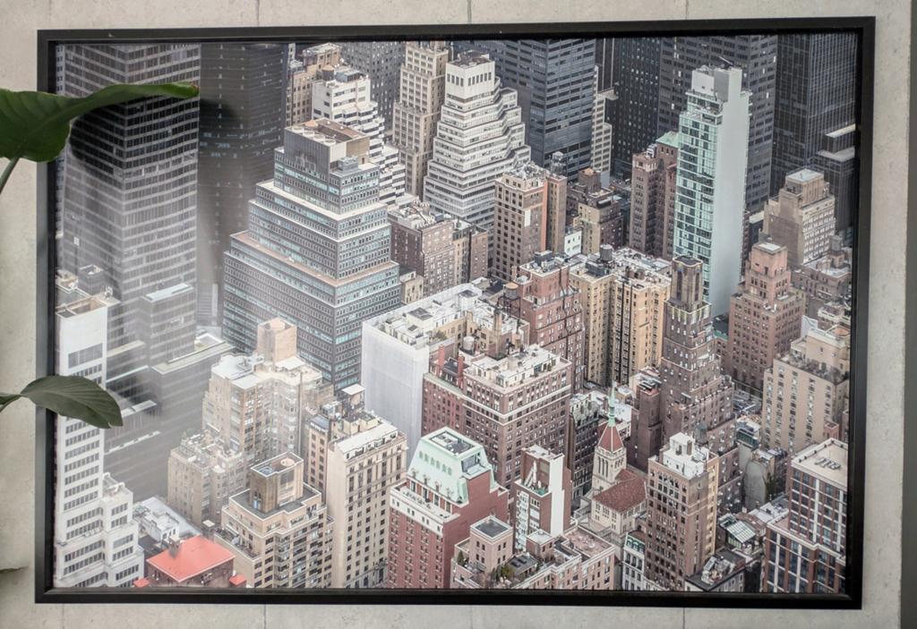 Grote fotoposter New York met lijst (IKEA) - 200x140cm, Huis en Inrichting, Ophalen, 125 cm of meer, Foto of Poster, 75 cm of meer