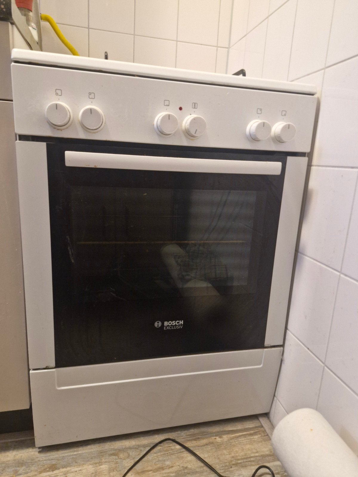 Bosch exclusiv+oven, Witgoed en Apparatuur, Fornuizen, Ophalen, Vrijstaand, Gas, 4 kookzones