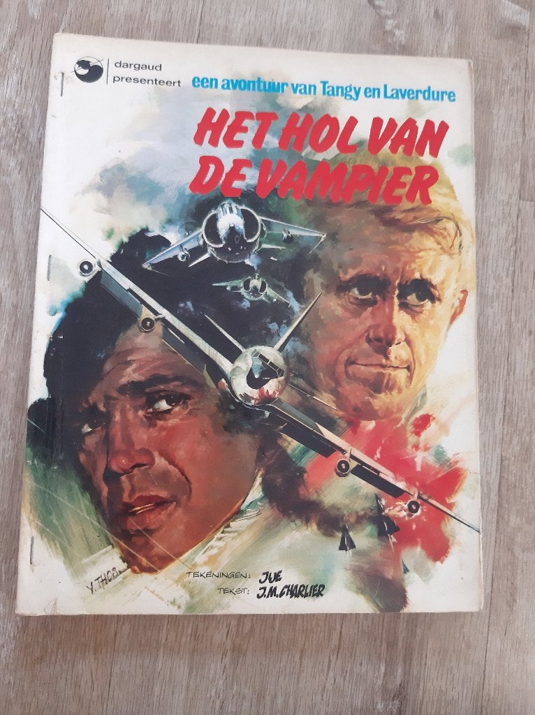 Dargoud Tanguy en Laverdure Het hol van de vampier, Boeken, Eén stripboek, Ophalen of Verzenden, Gelezen
