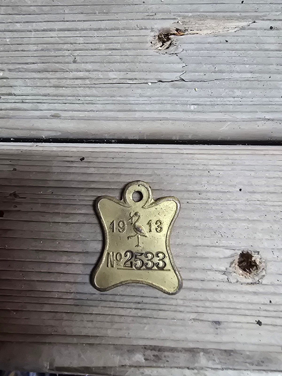 honden belastingheffing uit 1913 penning, Ophalen of Verzenden